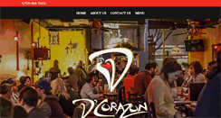 Desktop Screenshot of dcorazonrestaurant.com